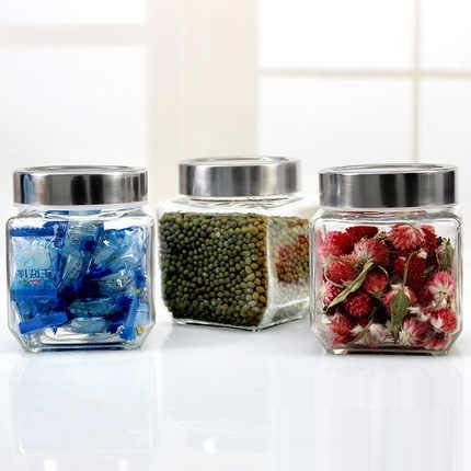 Vency Piramal Glass Round 500ml Transparent Glass Jars & Containers for Kitchen Pantry, Snacks, Masala, Pickles, Dry Fruits, Cof